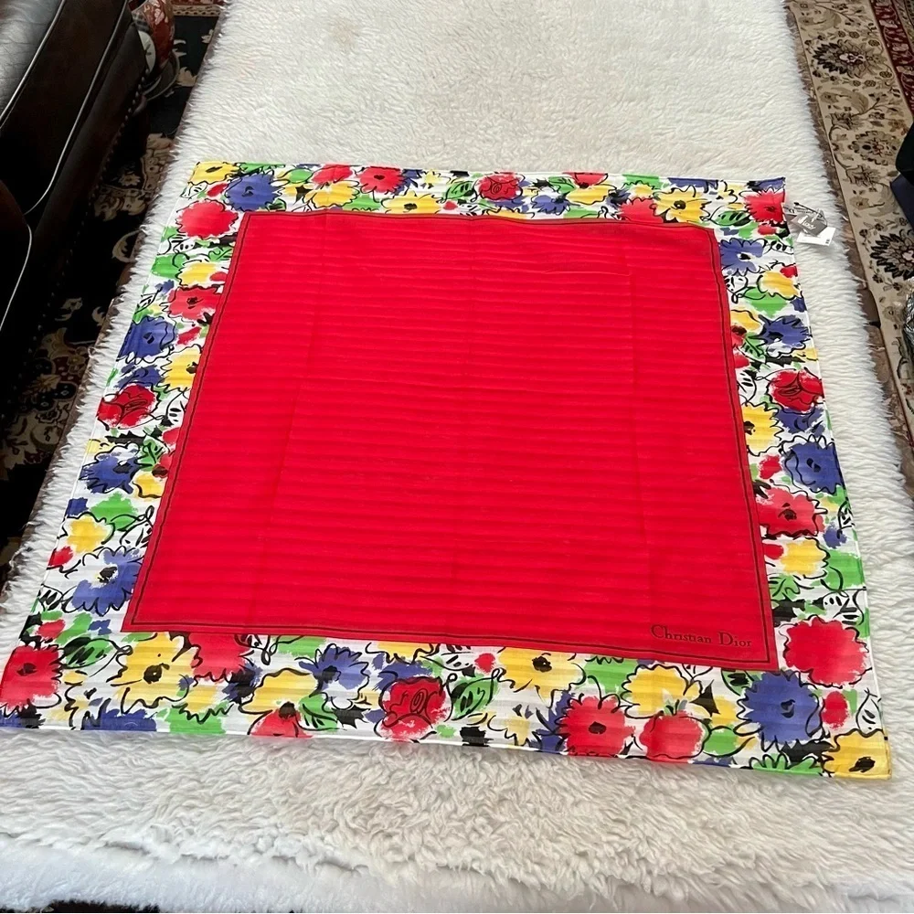 Christian Dior Echarpes Multicolor Shawl/Scarf 27”